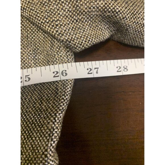 Coldwater Creek Gold Tweed Beaded Blazer Size W24 Winter - Picture 6 of 9